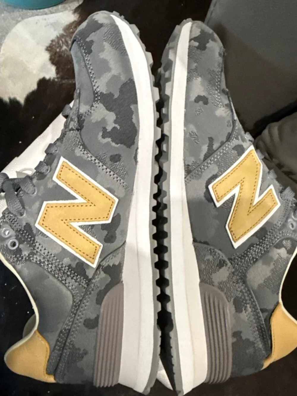 RARE New Balance NB “ Steel Camo” ML574CMA Men Size 9.5